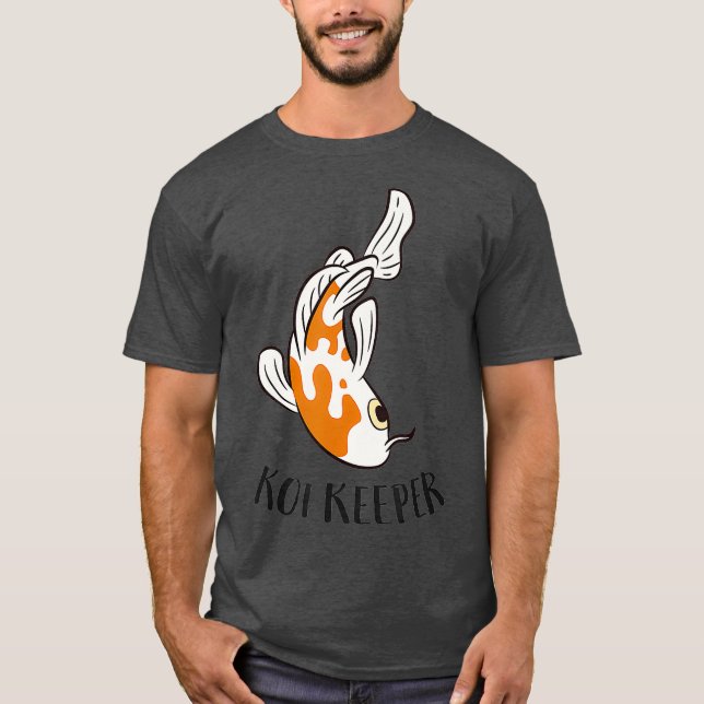 Camiseta Funny Koi Keeper Japanese Koi Fish Lover (Frente)