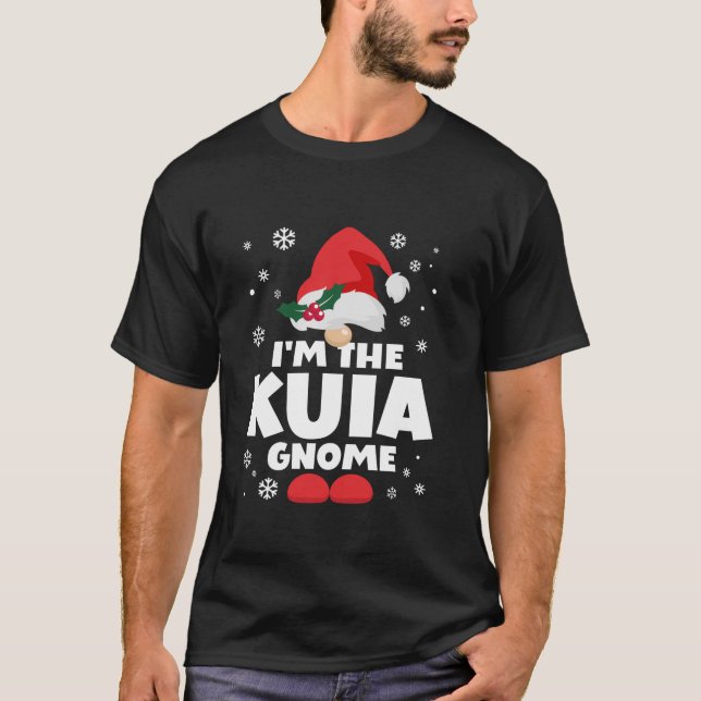 Camiseta Funny Kuia Gnome Family Matching Group Happy Chris (Frente)