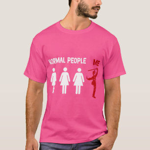 Camiseta Funny Kung Fu Normal Pepole Me Kung Fu Mulher
