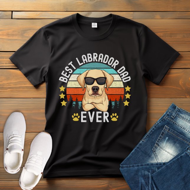 Camiseta Funny Labrador Dad – Perfect Dog Lover Gift (Criador carregado)