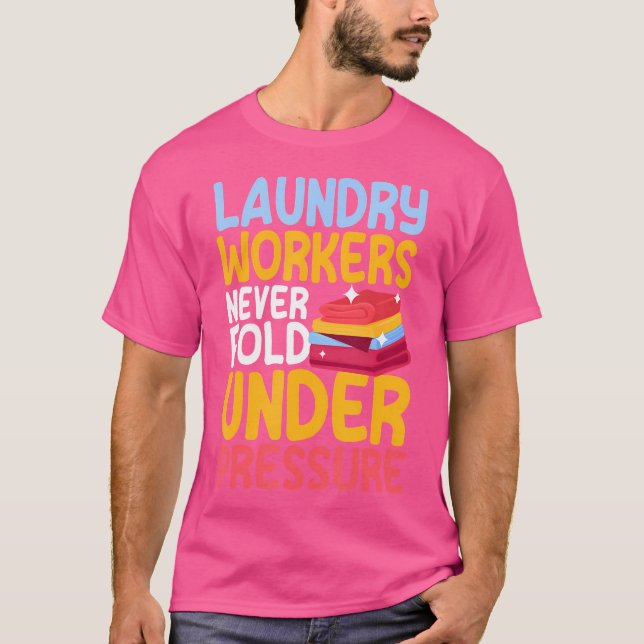 Camiseta Funny Laundry Workers Saying Love Linen Folding (Frente)