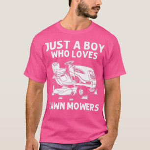 Camiseta Funny Lawn Mears Gift Boys Lawn Mower Fazenda