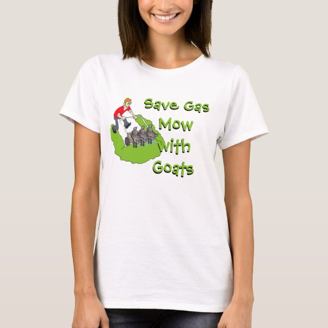 Camiseta Funny Lawn Mower - Cabras (Frente)