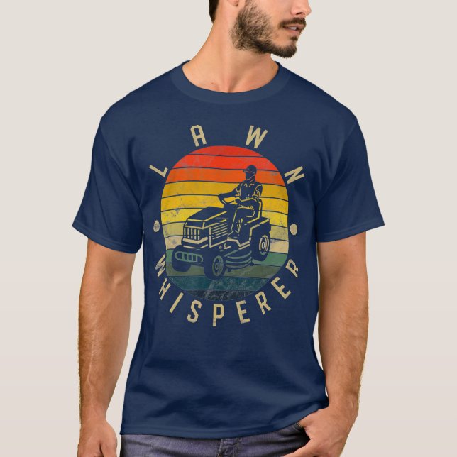 Camiseta Funny Lawn Mower Whisperer Legal Retro Yard (Frente)