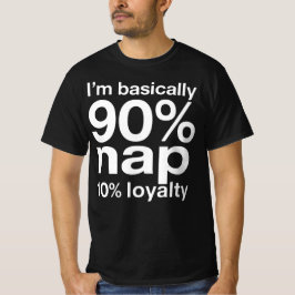 Camiseta Funny Lazy Dog Humor Sarcastic Design