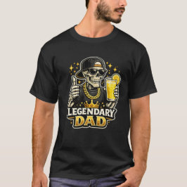 Camiseta Funny Legendary Dad Lemonade Cool Skeleton