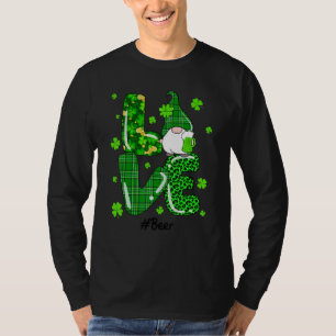Camiseta Funny Leopard Irish Green Xadrez Beer Gnoma Rua Pa