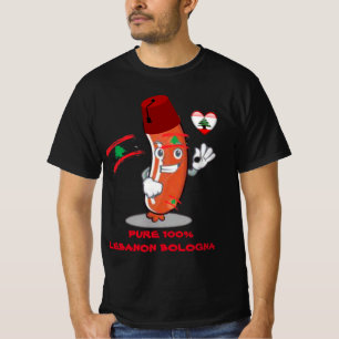 Camiseta Funny Libanesa Engraçado Humor Líbano Bolonha