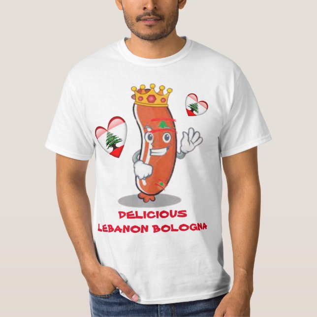 Camiseta Funny Libanesa Humor Líbano Bologna (Frente)