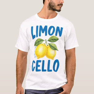 Camiseta Funny Limoncello La Dolce Vita Italiana Lemon