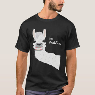 Camiseta Funny Llama Alpaca No Prob llama Gift Men Women