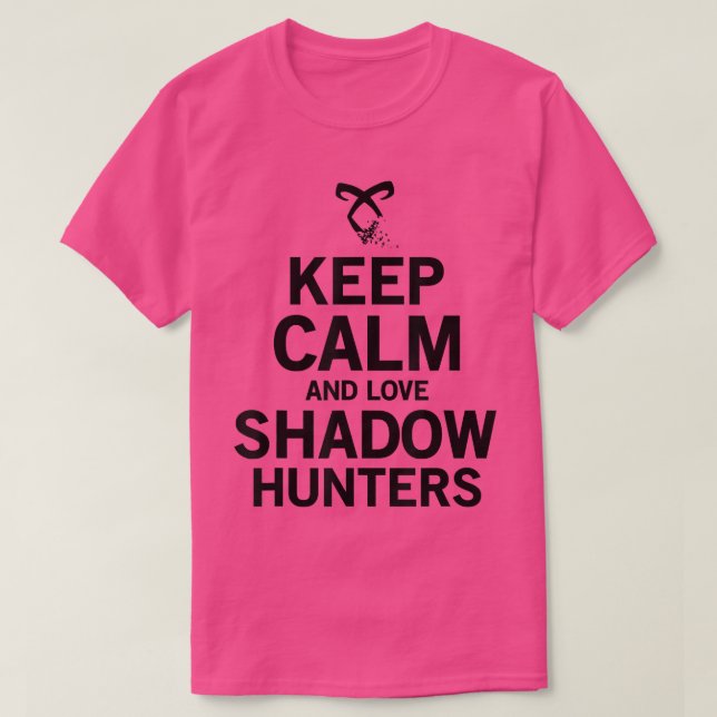 Camiseta Funny Love Shadow Hunters Gift  (Frente do Design)