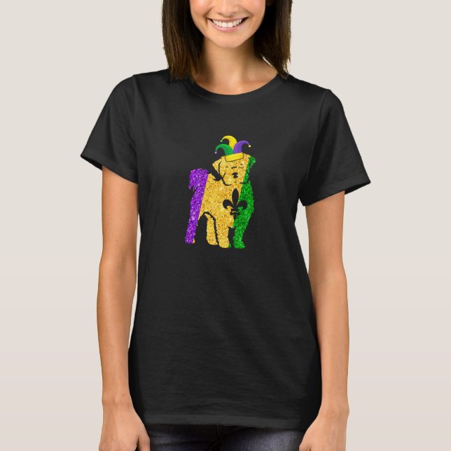 Camiseta Funny Maltese Dog Lover Cute Mardi Gras Carnival P (Frente)