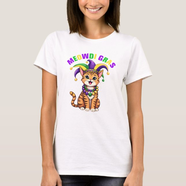 Camiseta Funny Mardi Gras Parade Vibes (Frente)