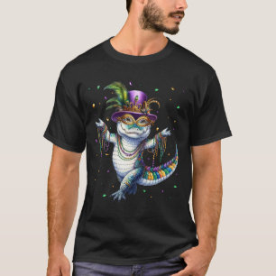 Camiseta Funny Mardigator Mardi Gras Alligator Carn