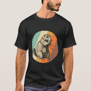 Camiseta Funny Marmot Vintage Retro Marmot