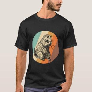 Camiseta Funny Marmot Vintage Retro Marmot