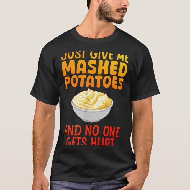 Camiseta Funny Mashed Tato Design For Men Women Mash Mashed (Frente)