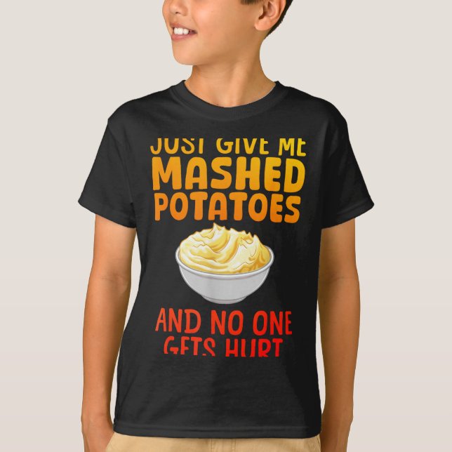 Camiseta Funny Mashed Tato Design For Men Women Mash Mashed (Frente)