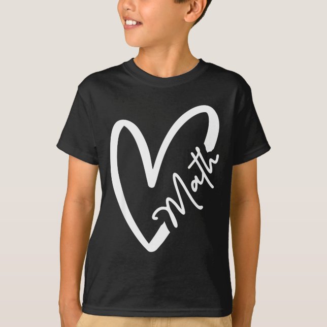 Camiseta Funny Mathematician Teacher Kids Physicist I Love  (Frente)