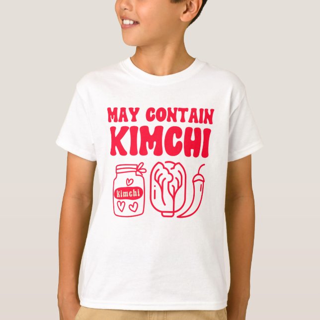 Camiseta Funny May Contém Kimchi (Frente)