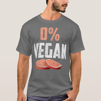 Camiseta Funny Meat Eater 0 Vegan BBQ 