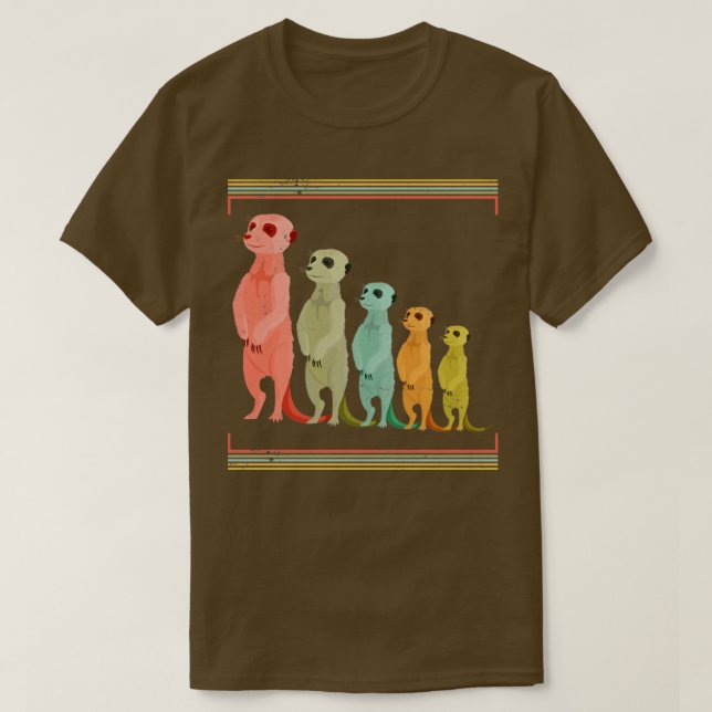 Camiseta Funny Meerkat (Frente do Design)