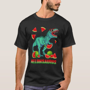 Camiseta Funny Melonsaurus Watermelon Dinosaur T Rex Summer
