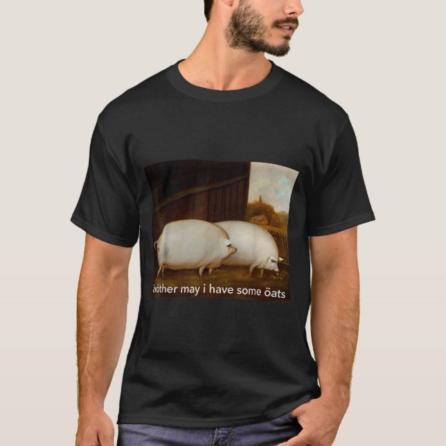 Camiseta Funny Meme Brother May I Have Some Oats Tee  (Frente)