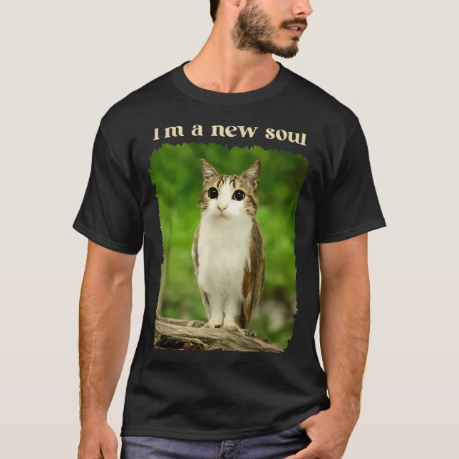 Camiseta Funny Meowl Meme, Cat Owl Meme Brainrot Gen Alpha  (Frente)
