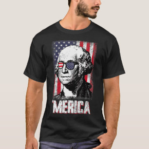 Camiseta Funny Merica George Washington 4 de julho América