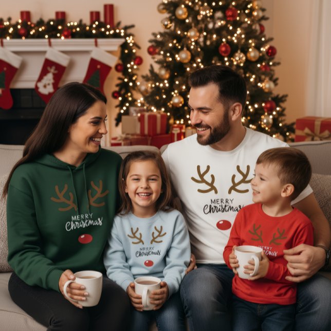 Camiseta Funny Merry Christmas Reindeer T-Shirt (Criador carregado)