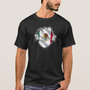 Camiseta Funny Mexico Flag Country América do Norte