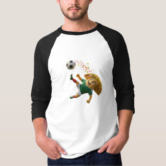 Camiseta Funny Mexico Taco Soccer Mascot Bicycle Kick World