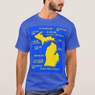 Camiseta Funny Michigan design