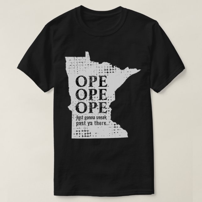 Camiseta Funny Midwest Ope Minnesota Open Just Gonna Sneak  (Frente do Design)