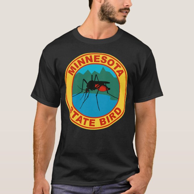 Camiseta Funny Minnesota Mosquito State Bird (Frente)