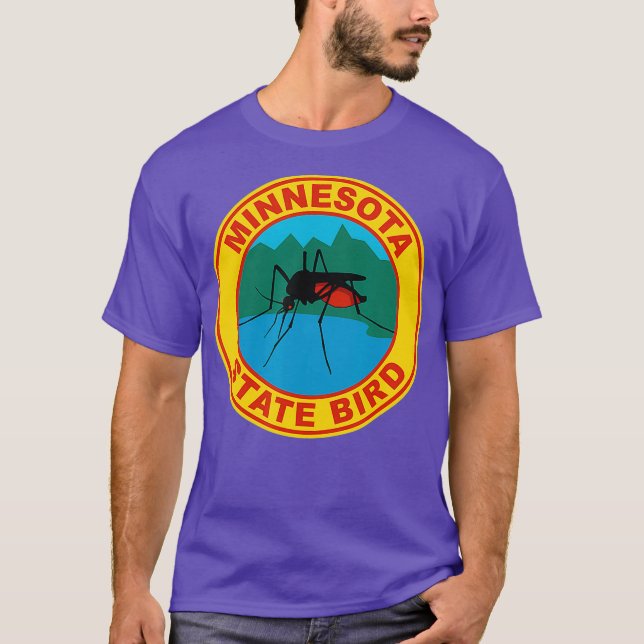 Camiseta Funny Minnesota Mosquito State Bird (Frente)