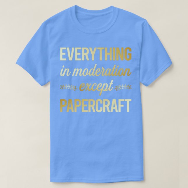 Camiseta Funny Moderation Papercraft Paper Craft  (Frente do Design)