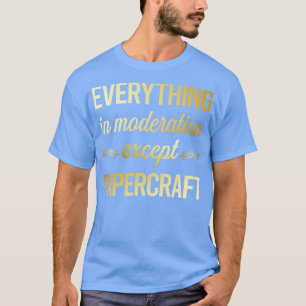 Camiseta Funny Moderation Papercraft Paper Craft 