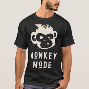 Camiseta Funny Monkey Mode Legal Chimp Wilmate Primate Anim