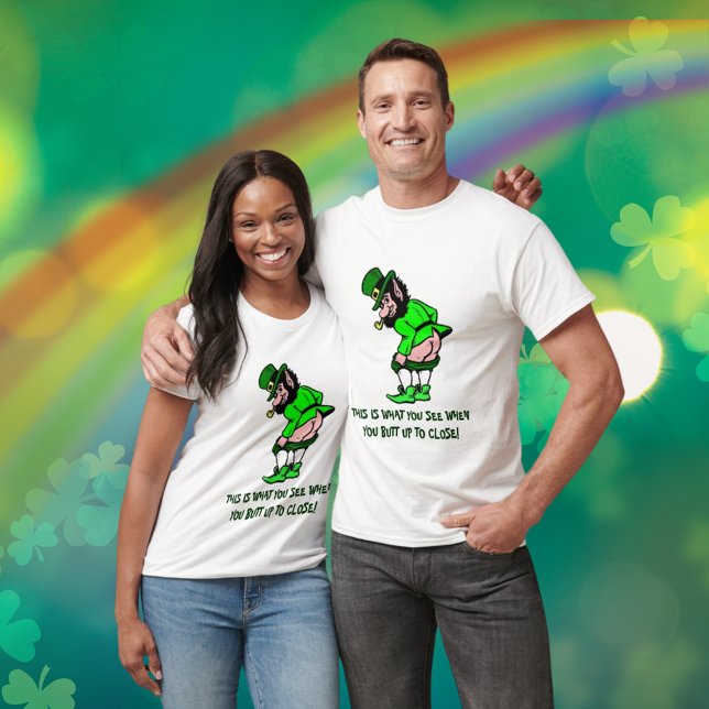 Camiseta Funny Mooning Leprechaun Unisex (Funny Mooning Leprechaun Unisex T-Shirt)