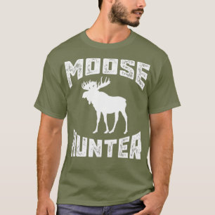 Camiseta Funny Moose HunterCool Caça Bull Ideia Dom