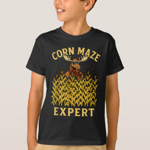 Camiseta Funny Moose Mose Maze Especialista em Queda Crianç