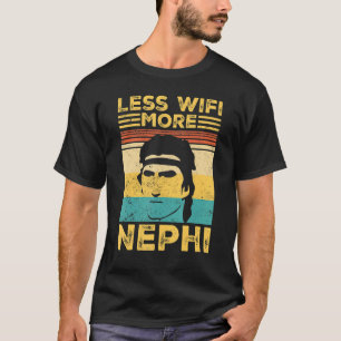 Camiseta Funny Mormon Missionário LDS Retroativo Menos Wifi