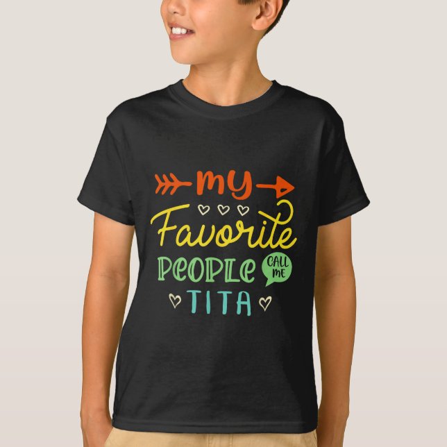 Camiseta Funny Mother's Day Gift My Favorite People Call Me (Frente)