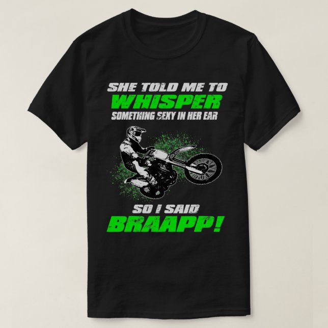 Camiseta Funny Motocross e Supercross 2 Stoke Gift (Frente do Design)