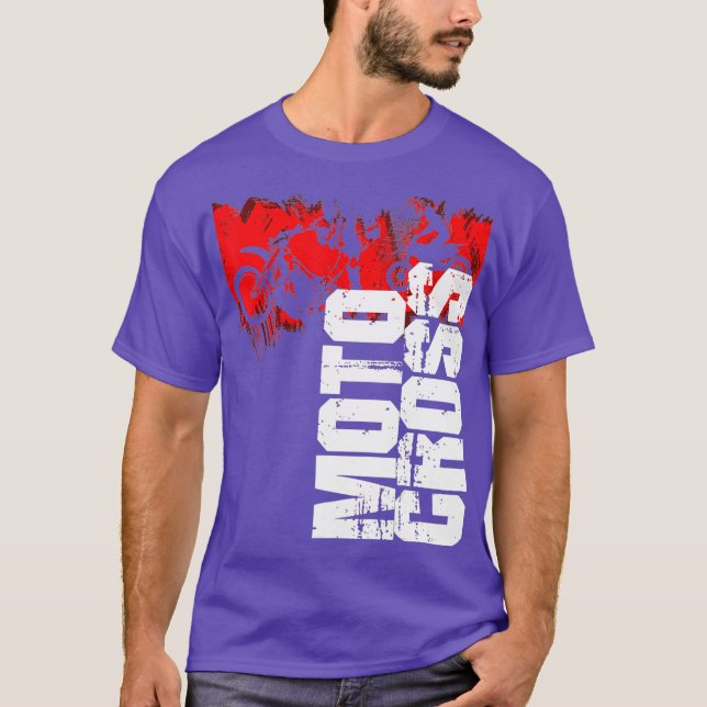 Camiseta Funny Motocross Para Jovens Dirtbike (Frente)