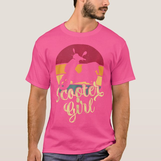 Camiseta Funny Motorbike Scooter For Motorbike (Frente)