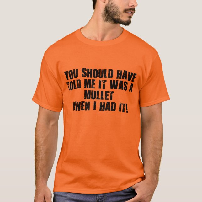 Camiseta Funny Mullet (Frente)